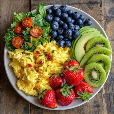 Comida saludable del kit con ingredientes frescos